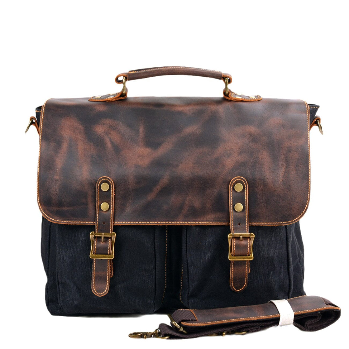 Tulsa — Vintage Canvas Messenger Bag, image 3