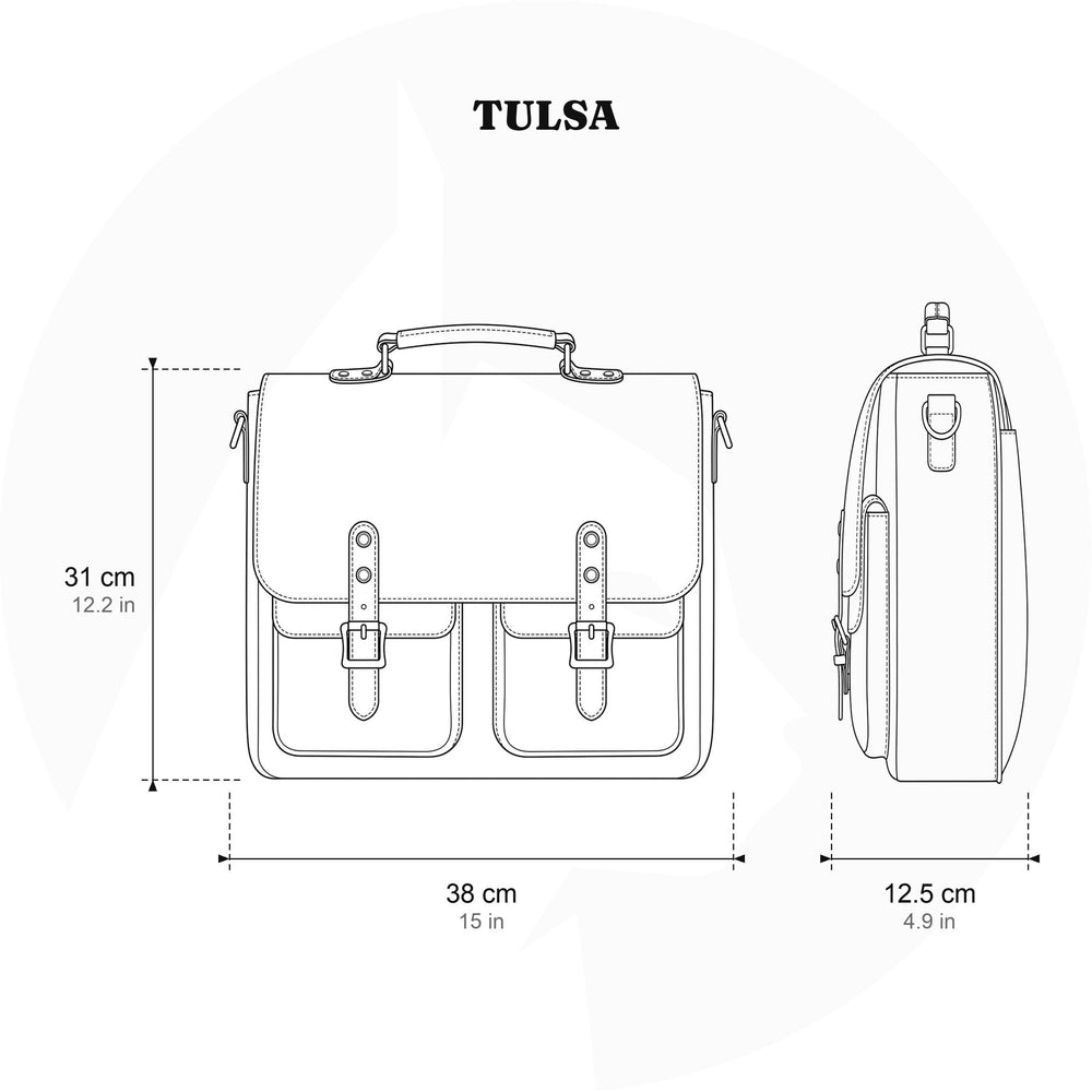 Sac bandoulière en toile 15 L – Tulsa