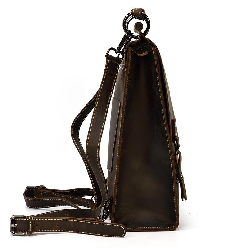 Tya — Leather Rucksack Handbag, image 4