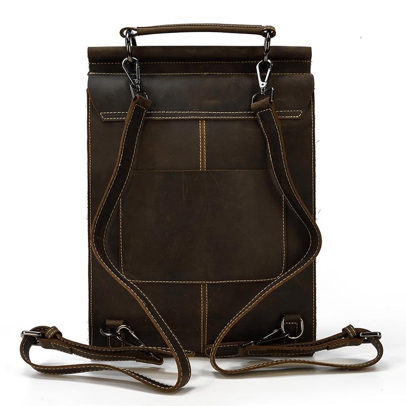 Tya — Leather Rucksack Handbag, image 7