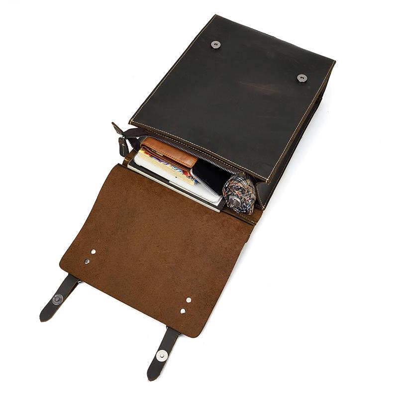 Tya — Leather Rucksack Handbag, image 10