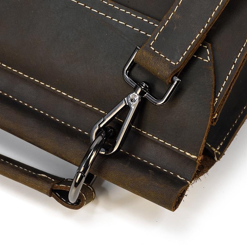 Tya — Leather Rucksack Handbag, image 12