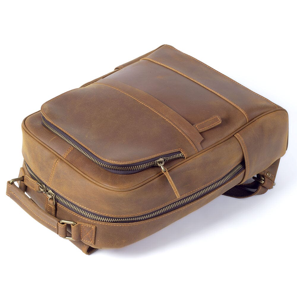Sac à dos en cuir pour ordinateur 14 L – Tyree — 7