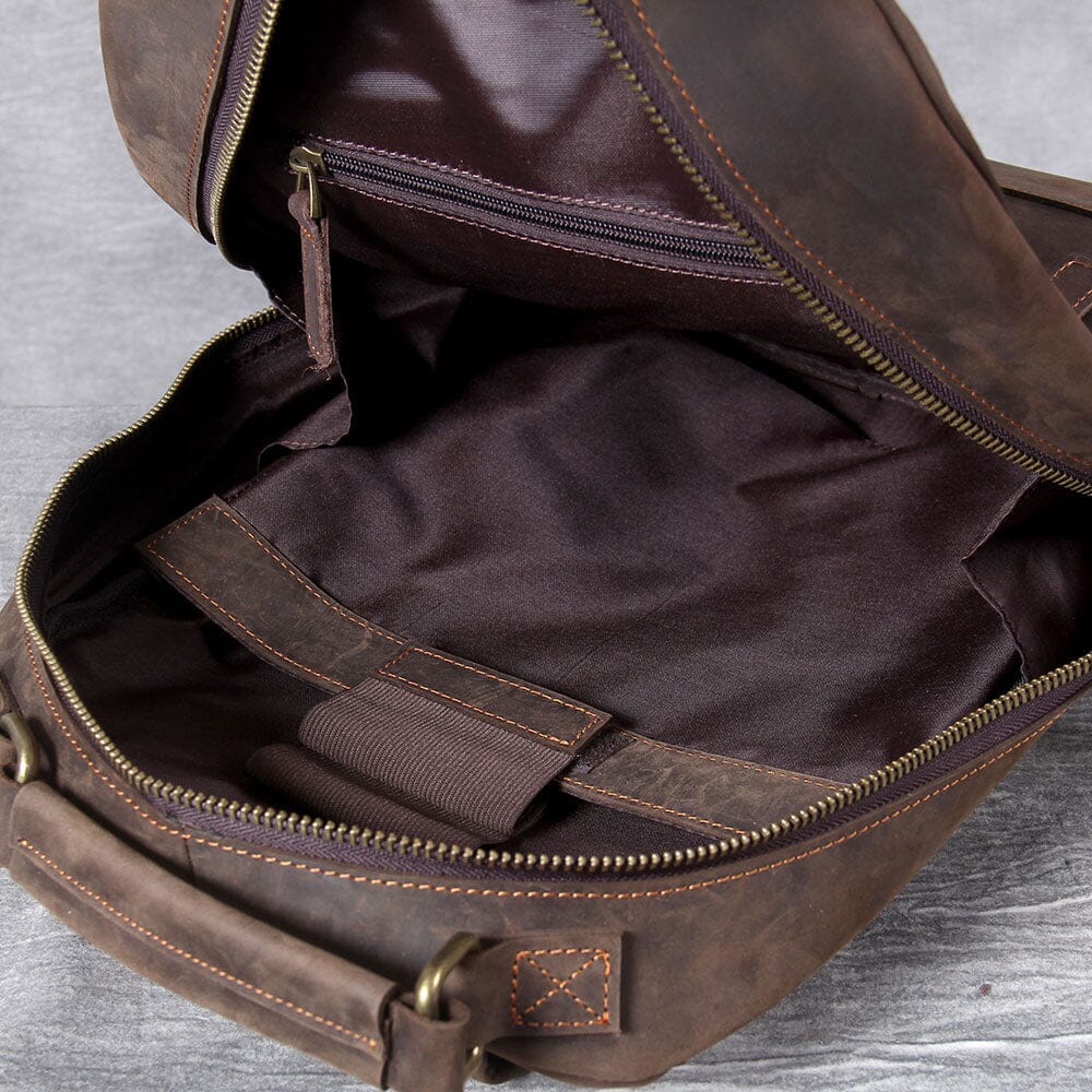 Sac à dos en cuir pour ordinateur 14 L – Tyree — 8