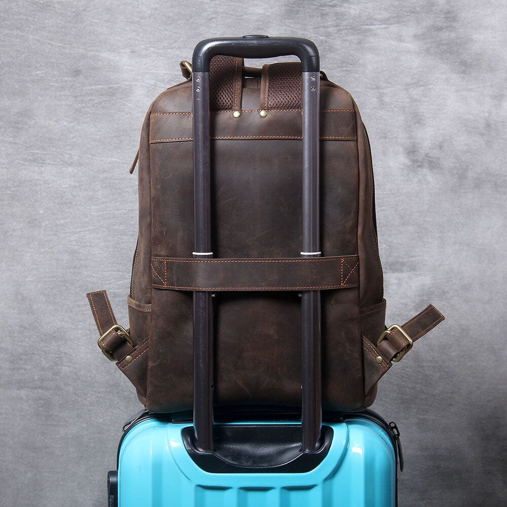 Sac à dos en cuir pour ordinateur 14 L – Tyree — 10