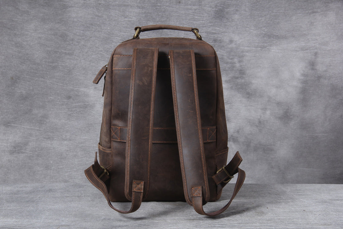 Sac à dos en cuir pour ordinateur 14 L – Tyree — 19