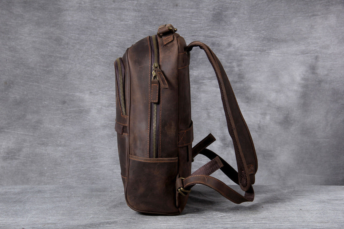 Sac à dos en cuir pour ordinateur 14 L – Tyree — 22
