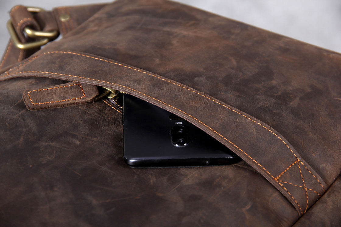 Sac à dos en cuir pour ordinateur 14 L – Tyree — 30