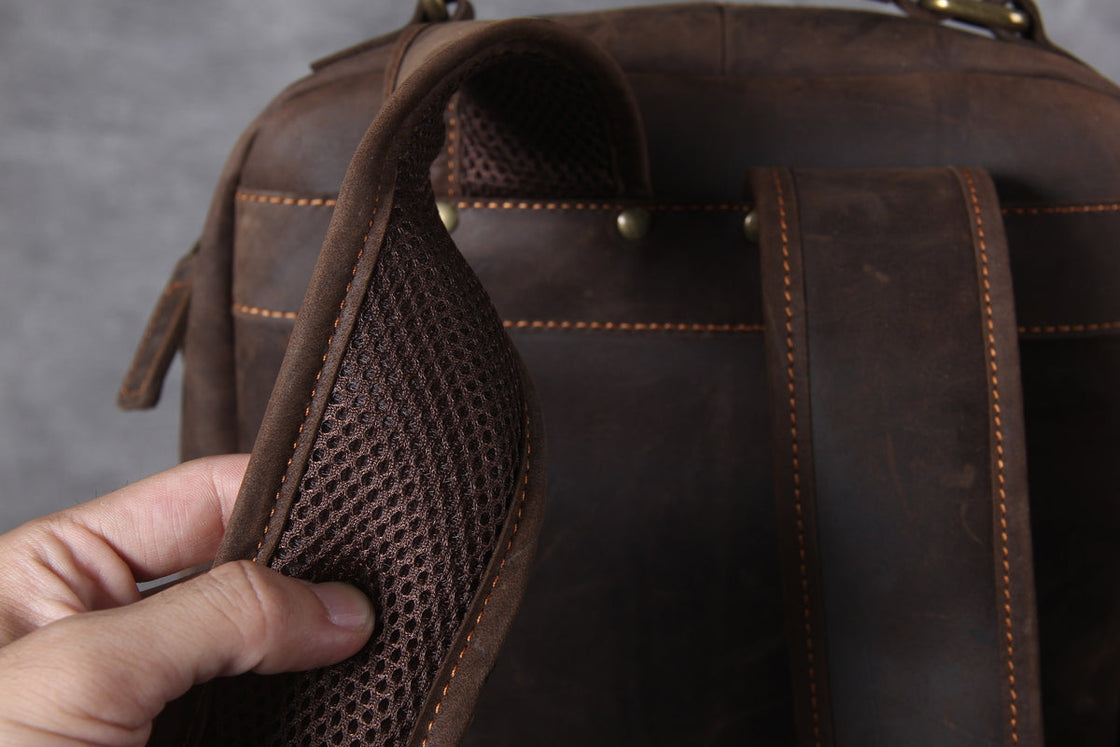 Sac à dos en cuir pour ordinateur 14 L – Tyree — 31
