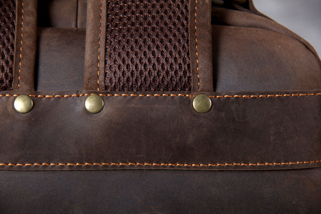 Sac à dos en cuir pour ordinateur 14 L – Tyree — 32