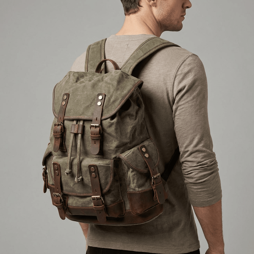 Sac à dos en toile pour ordinateur 18 L – Uppsala — 14