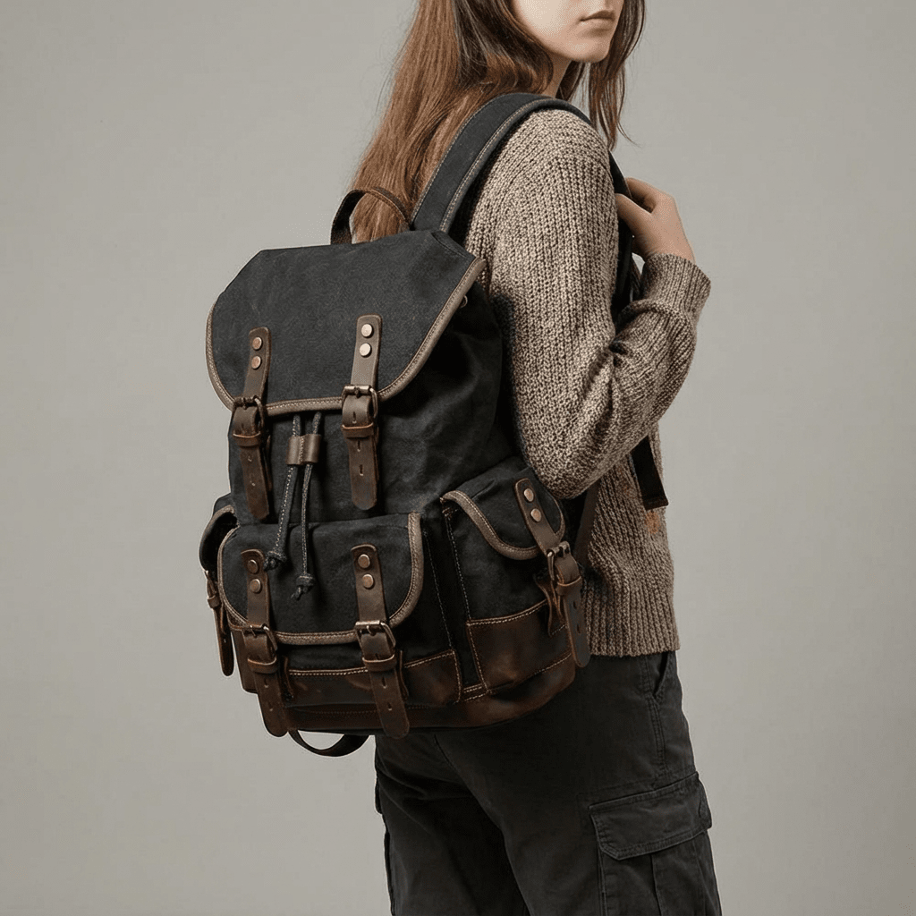 Sac à dos en toile pour ordinateur 18 L – Uppsala — 15