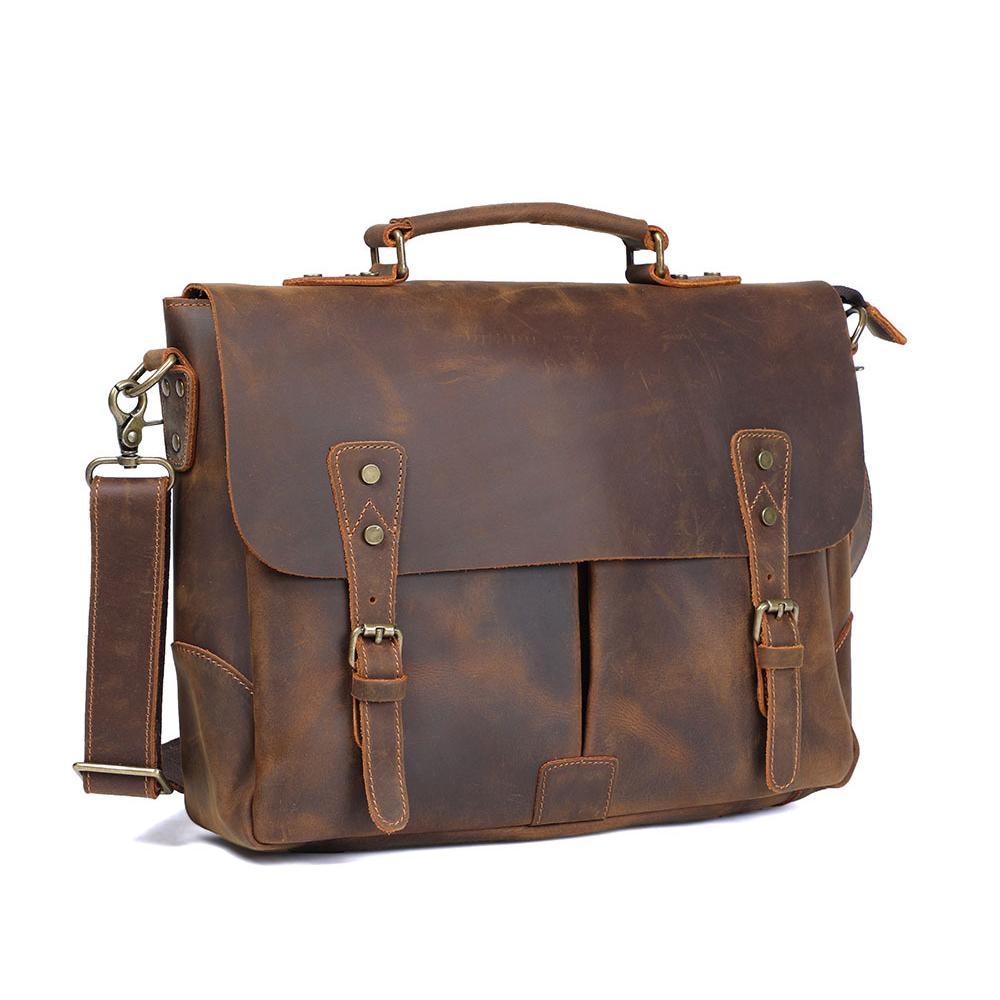 Leder-Schultertasche 10 L – Vatea — 4