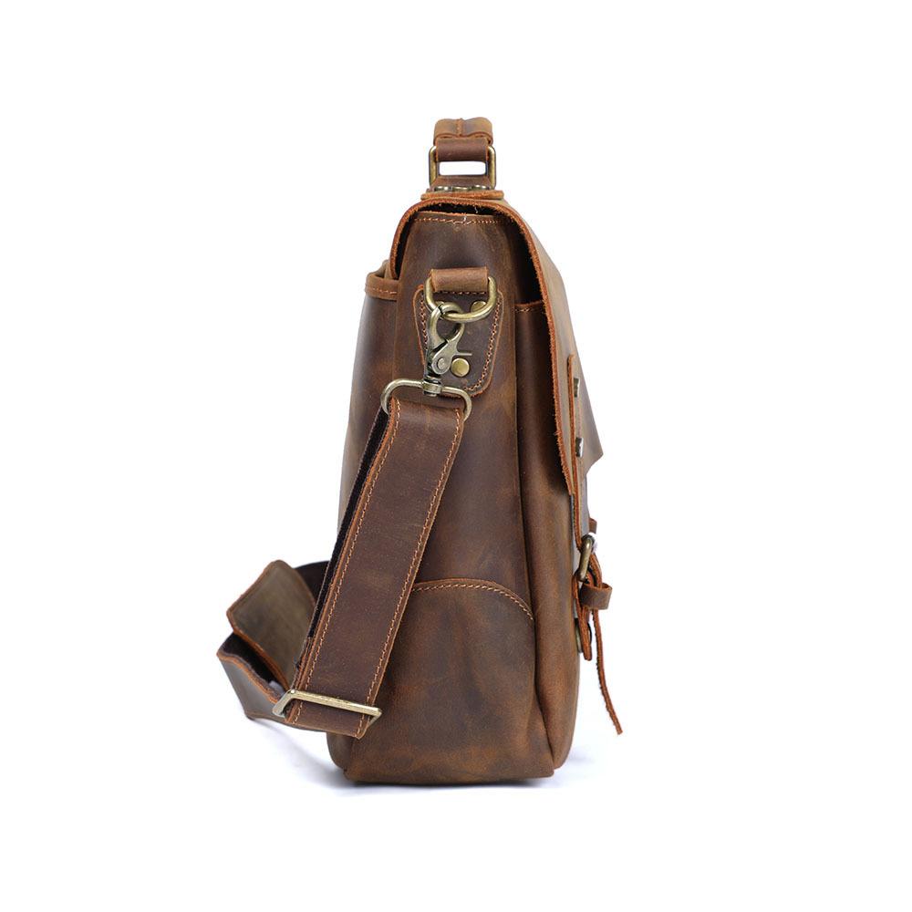 Leder-Schultertasche 10 L – Vatea — 6