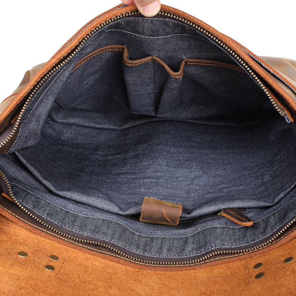 Leder-Schultertasche 10 L – Vatea — 7