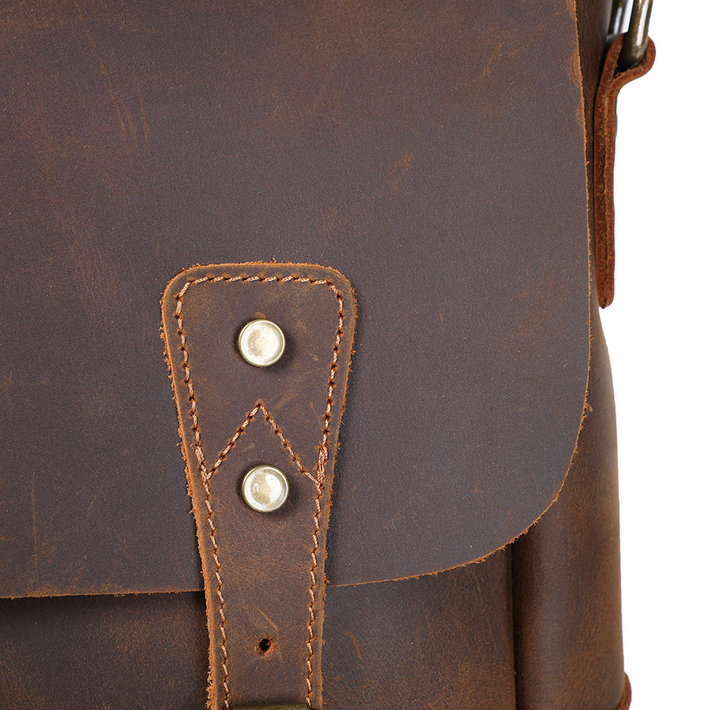 Leder-Schultertasche 10 L – Vatea — 12
