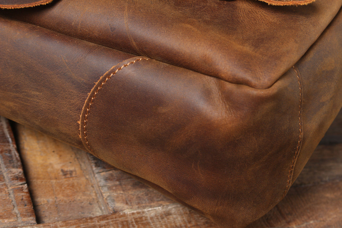 Leder-Schultertasche 10 L – Vatea — 46