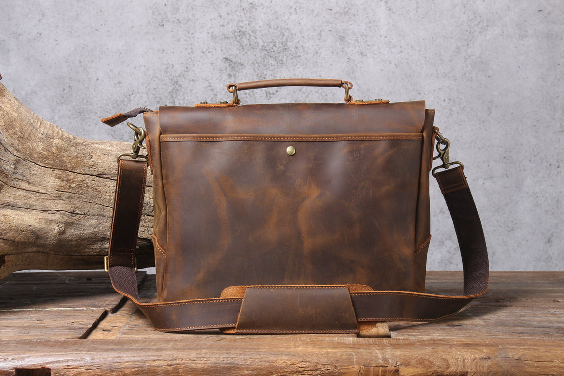 Leder-Schultertasche 10 L – Vatea — 59
