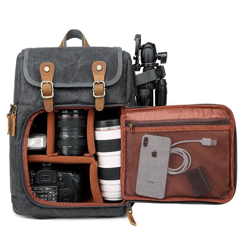 Vilnius — Canvas Camera Bag, image 12