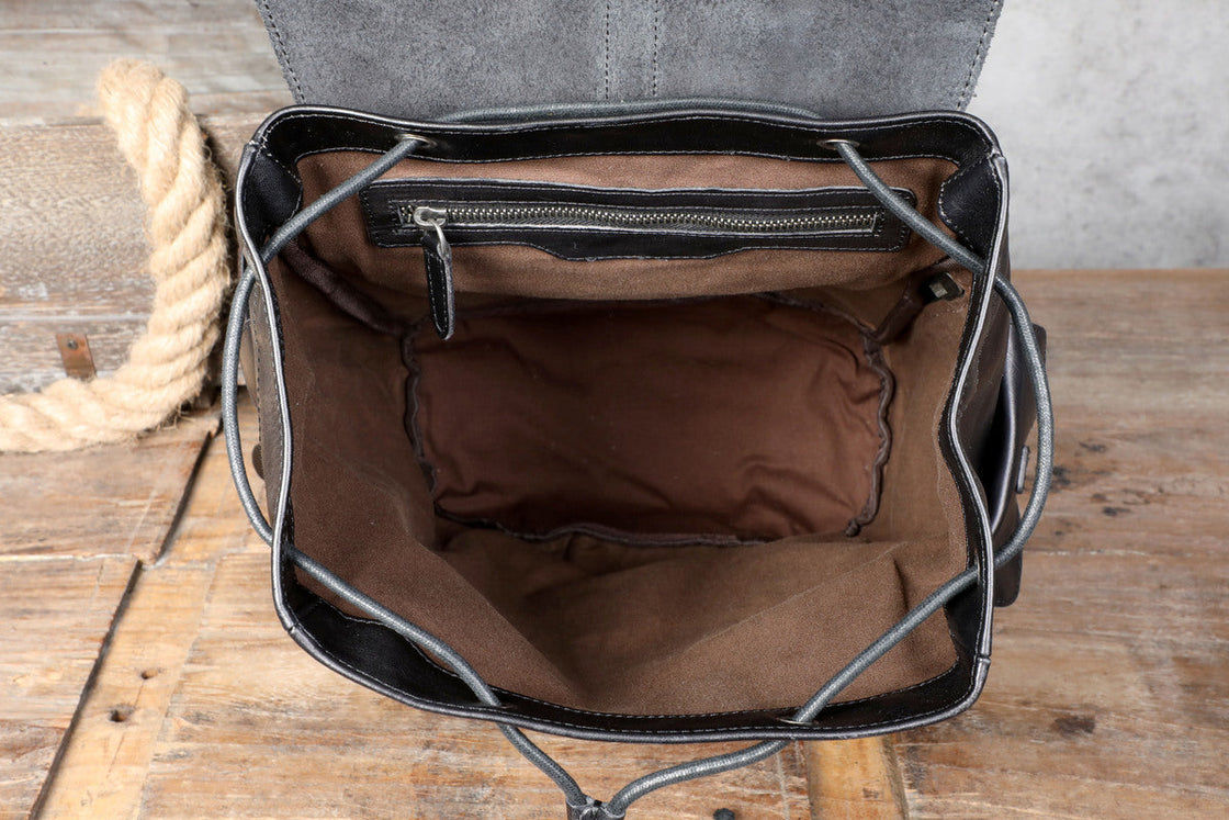 Lederrucksack 12 L – Walter — 23