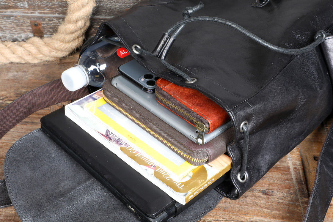 Lederrucksack 12 L – Walter — 30