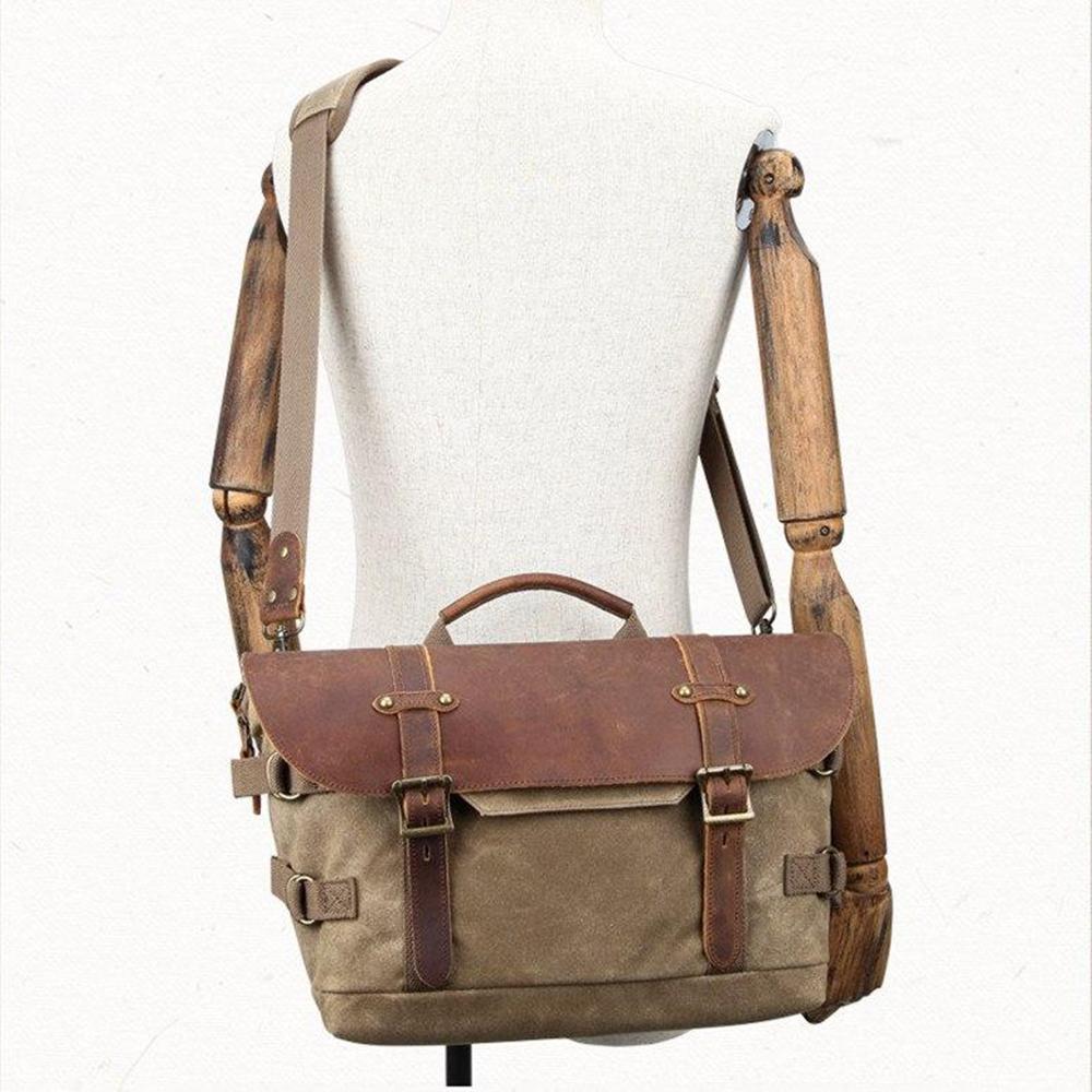 Canvas cameraschoudertas 19 L – Washington — 13