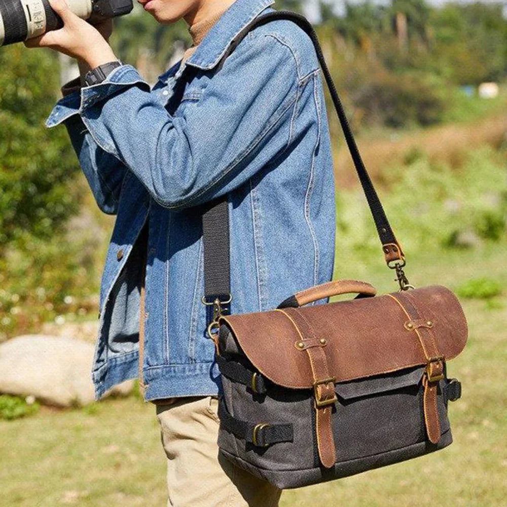 Canvas cameraschoudertas 19 L – Washington — 53