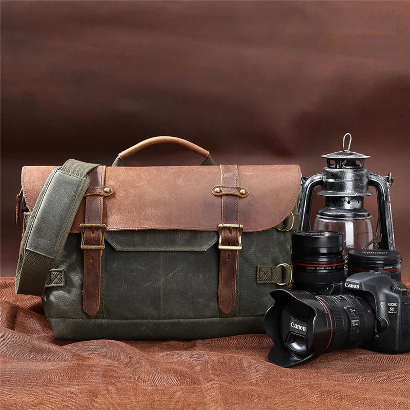 Canvas cameraschoudertas 19 L – Washington — 57