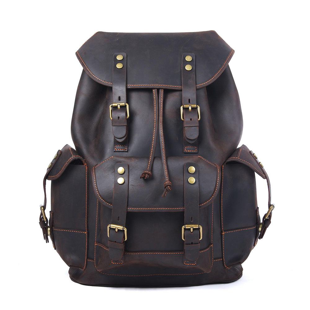 Sac à dos en cuir pour ordinateur 25 L – Waterloo — 1