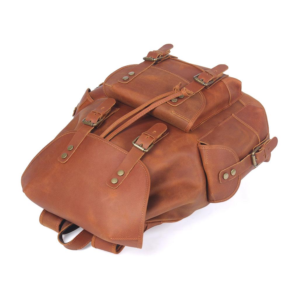 Sac à dos en cuir pour ordinateur 25 L – Waterloo — 9