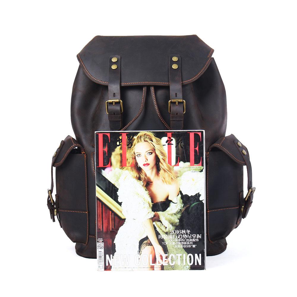 Sac à dos en cuir pour ordinateur 25 L – Waterloo — 11