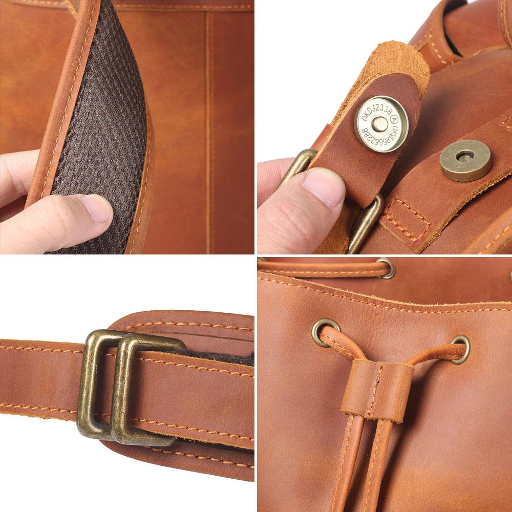 Sac à dos en cuir pour ordinateur 25 L – Waterloo — 30