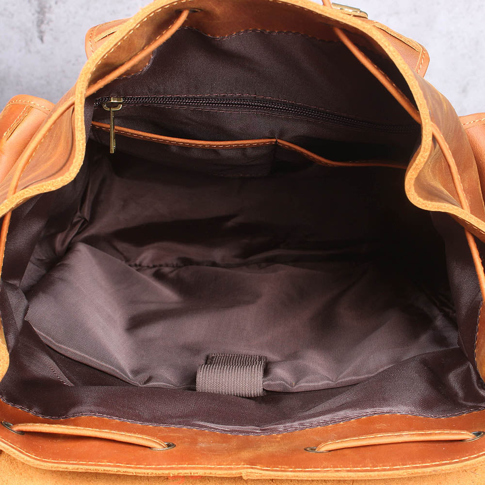Sac à dos en cuir pour ordinateur 25 L – Waterloo — 34