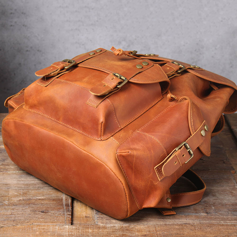Sac à dos en cuir pour ordinateur 25 L – Waterloo — 37