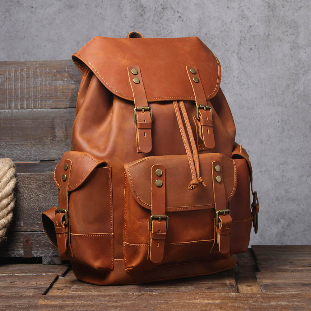 Sac à dos en cuir pour ordinateur 25 L – Waterloo — 60