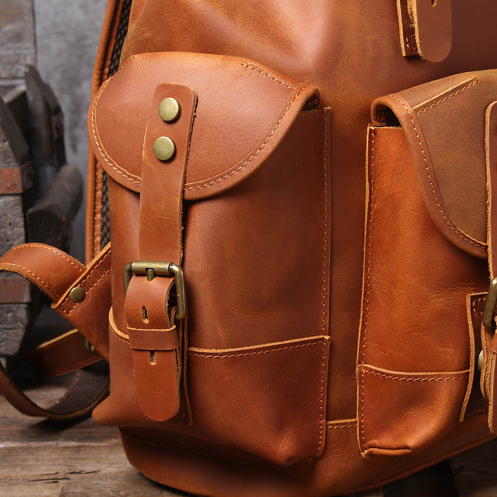 Sac à dos en cuir pour ordinateur 25 L – Waterloo — 68