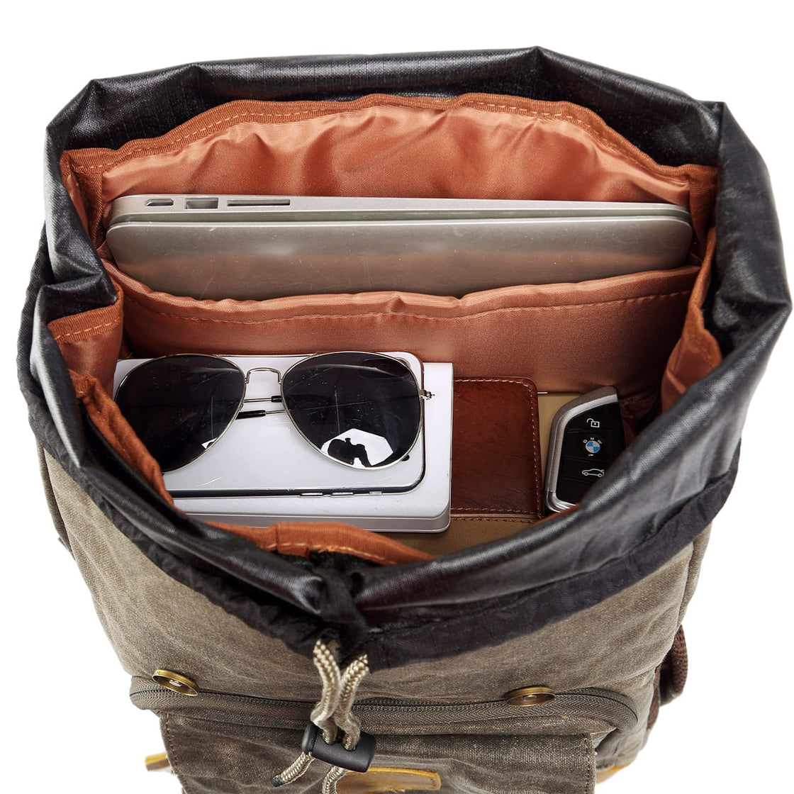Yellowstone — Waterproof Canvas Camera Backpack, image 16