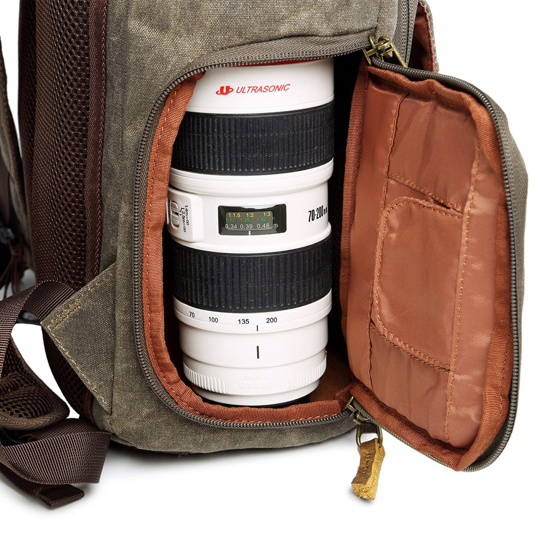 Yellowstone — Waterproof Canvas Camera Backpack, image 17