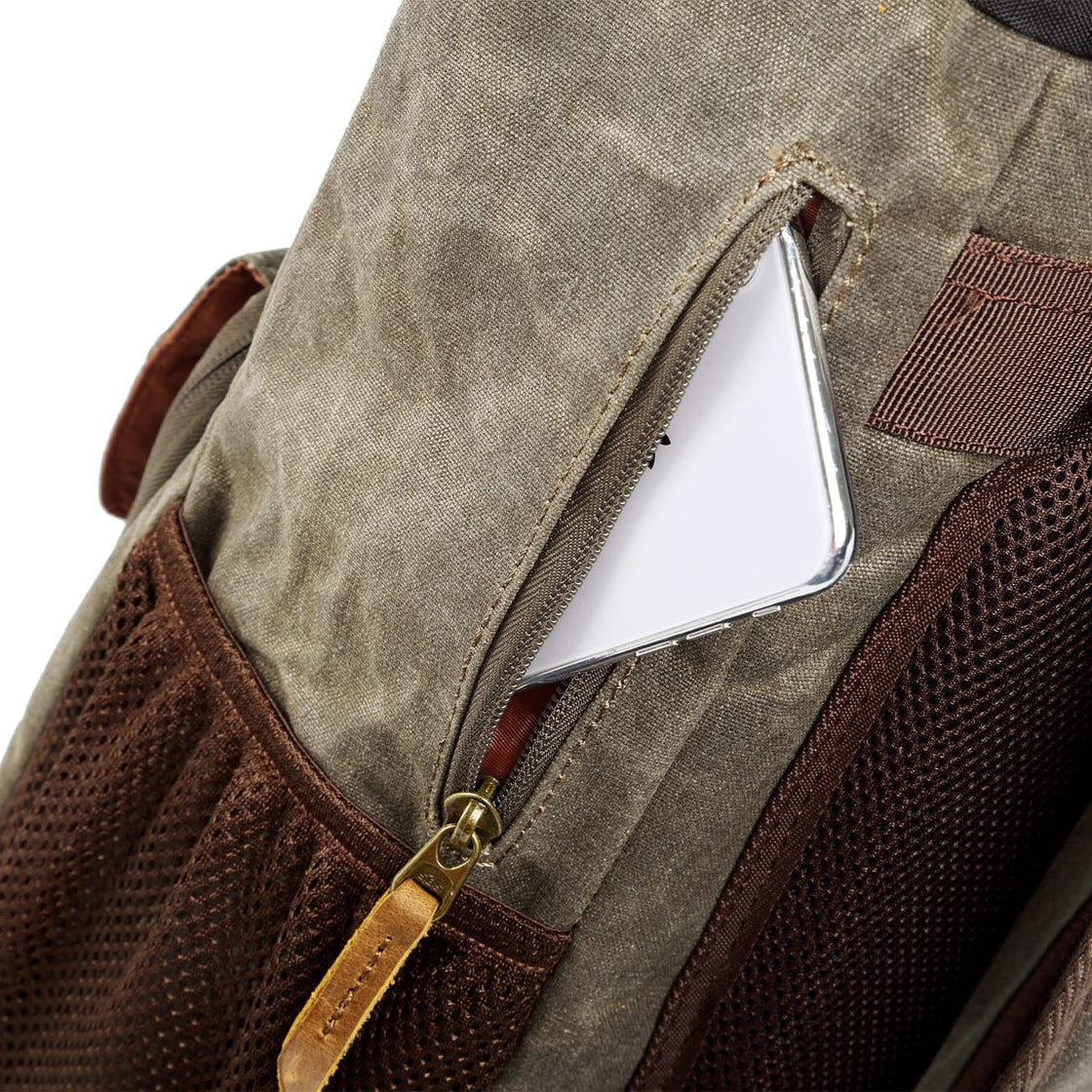 Yellowstone — Waterproof Canvas Camera Backpack, image 21