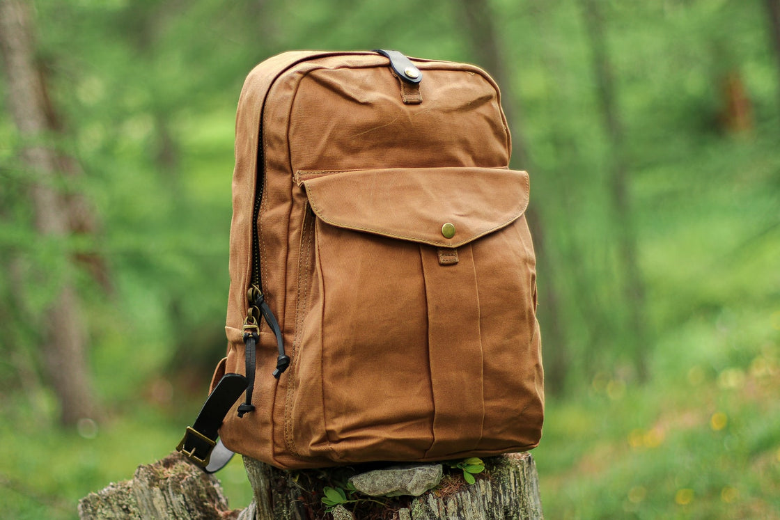 Canvasrugzak met laptopvak 14 L – Ystad — 37