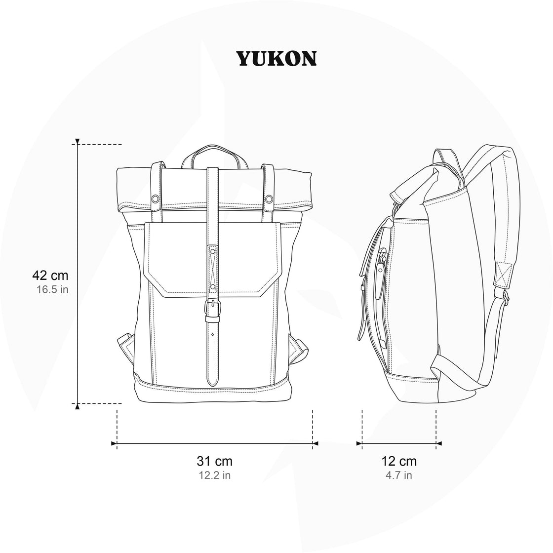 Yukon — Vintage Backpack, image 18
