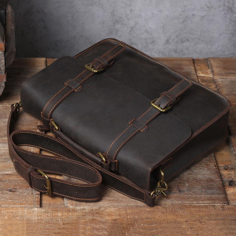 Leren schoudertas 7 L – Zaina — 14