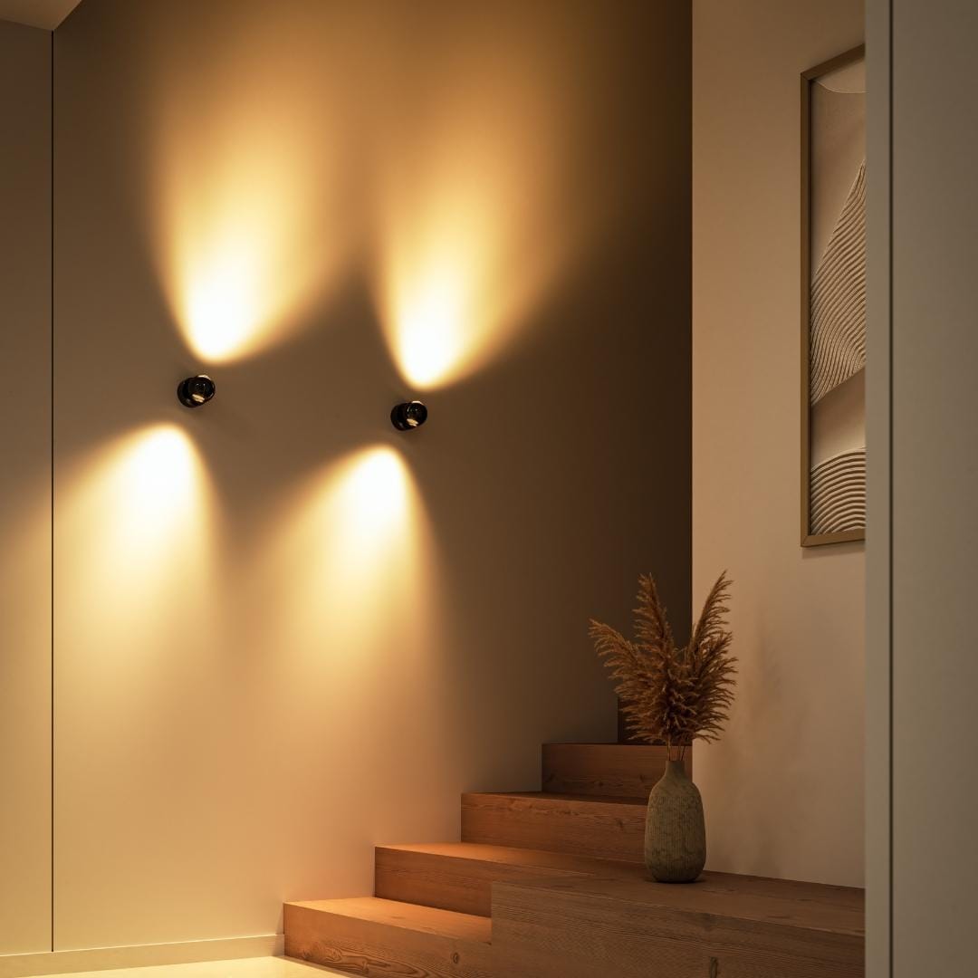 OrbLume – LED Wall Light with Rotation and Remote