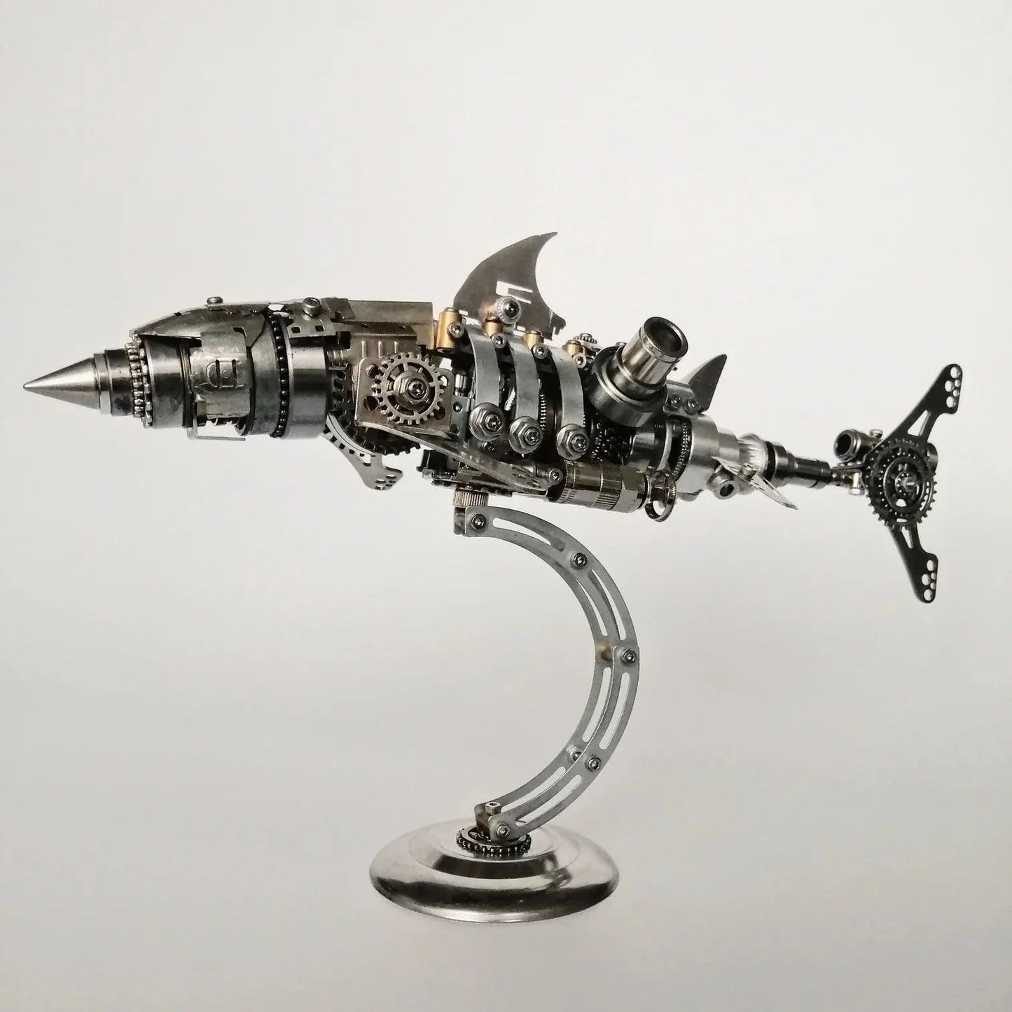 Diyion™ | DIY 3D Metal Mechanical Shark Puzzle Model Assembly Kit-209PCS - Diyion
