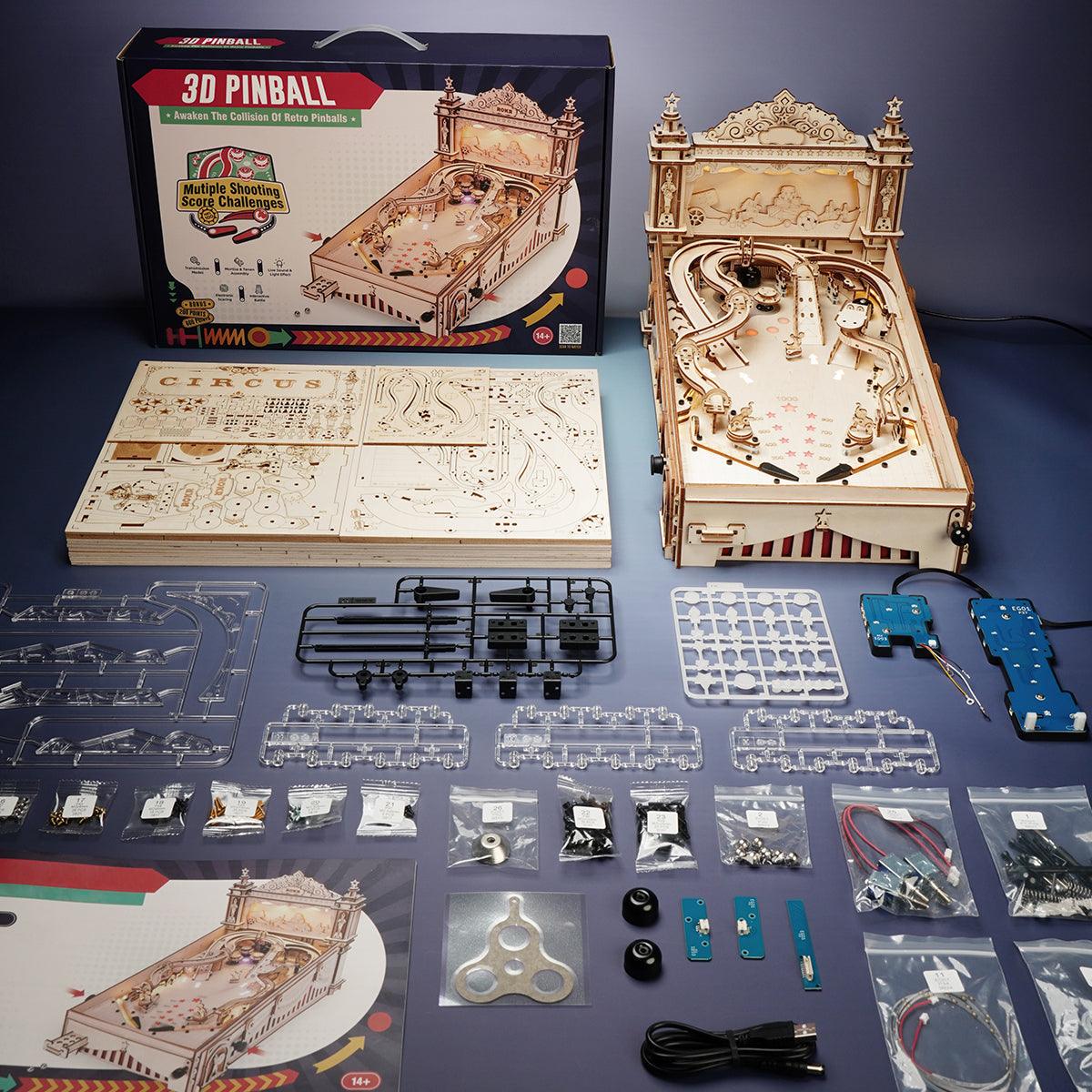 Diyion™ | 3D Pinball Machine 3D Wooden Puzzle - Diyion