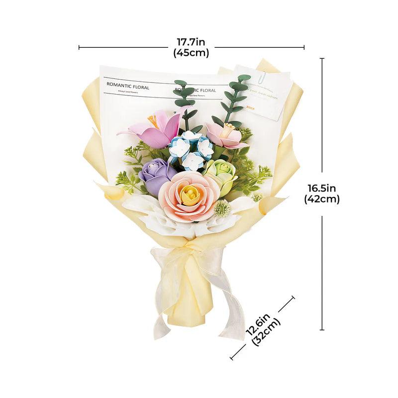 Diyion™ | Romantic Floral Bouquet Romantic Floral Bouquet DIY 3D Puzzle - Diyion