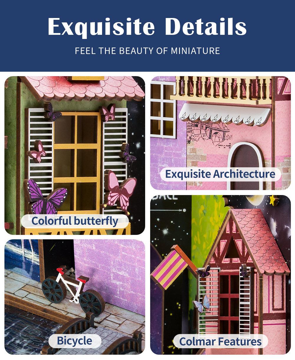 Diyion™ | DIY Booknook Kit (Dreamland Of Alsace) - Diyion