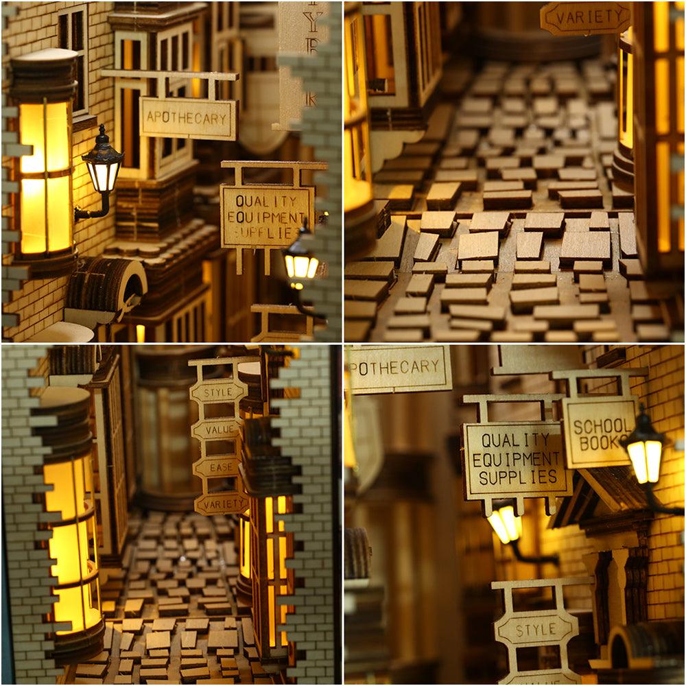 Diyion™ | DIY Booknook Kit (Mysterious Ancient Street) - Diyion