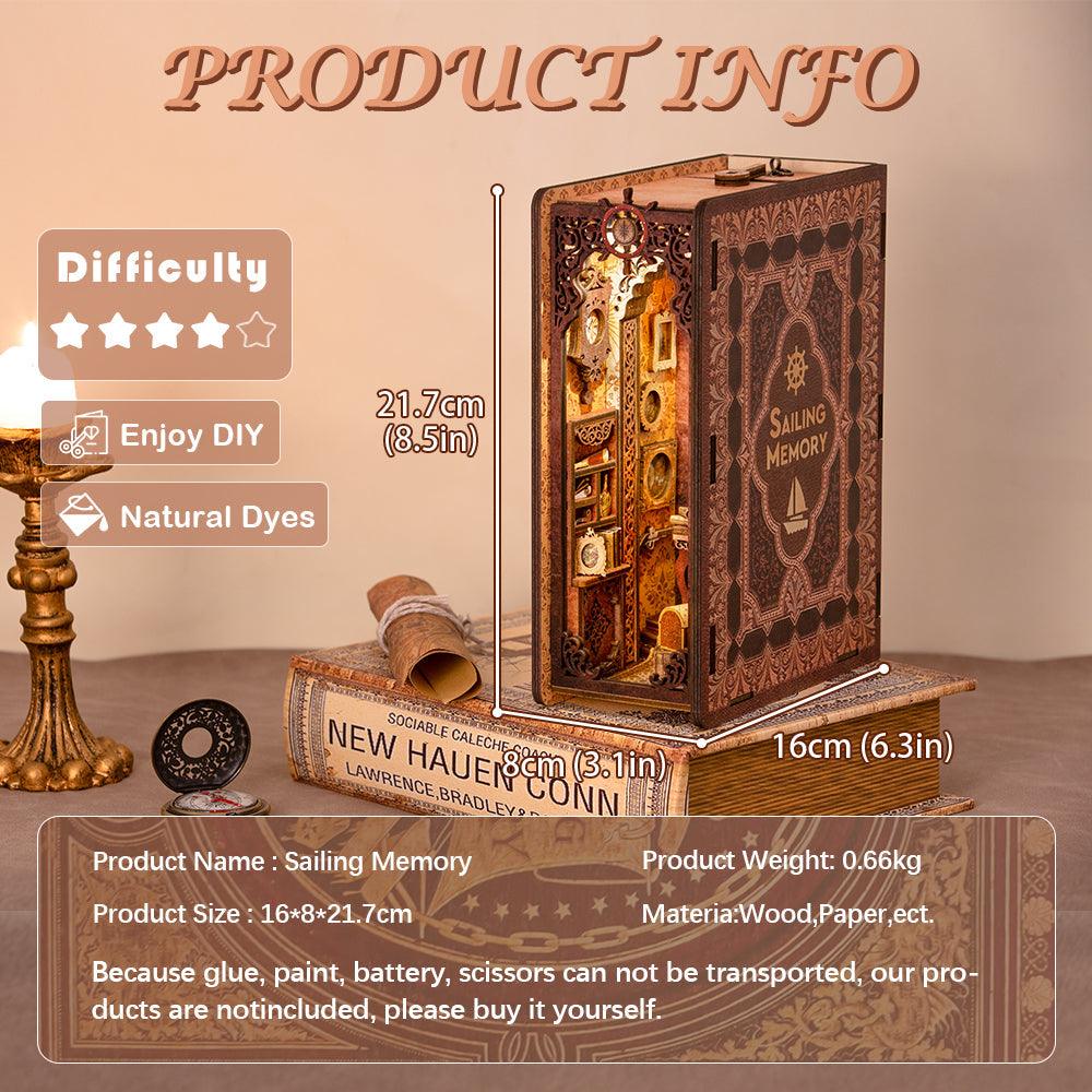 Diyion™ | DIY Booknook Kit (Sailing Memory) - Diyion