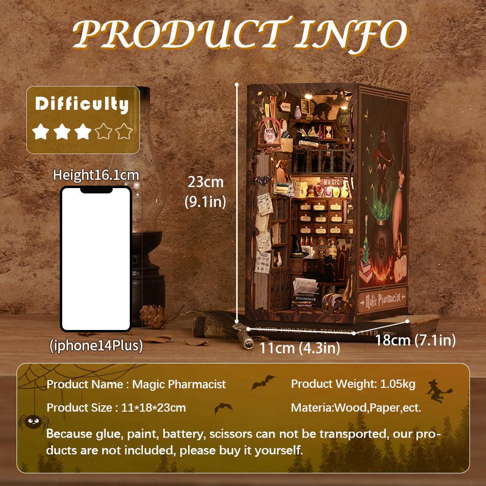 Diyion™ | DIY Booknook Kit (Magic Pharmacist) - Diyion